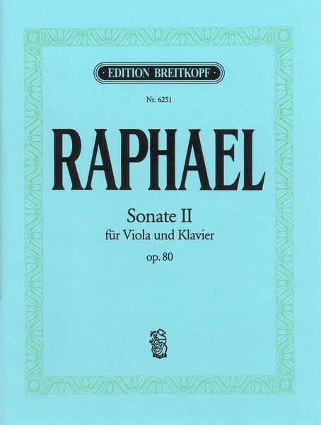 Sonate 2, Op. 80 : For Viola and Piano.