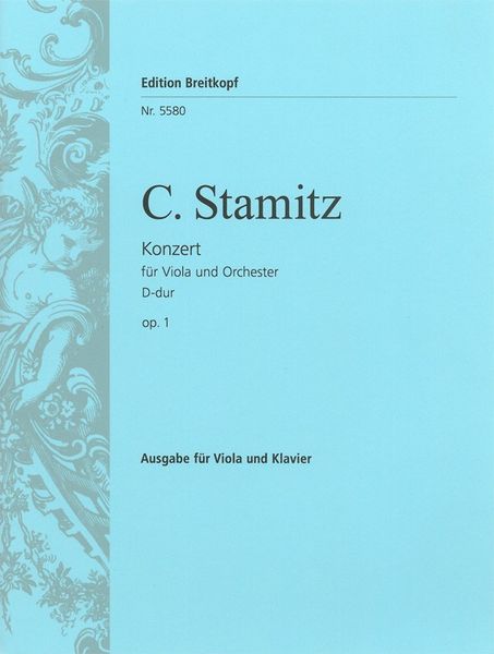 Konzert D-Dur, Op. 1 : For Viola and Orchestra - Piano reduction.