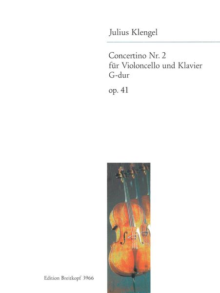 Concertino Nr. 2 G-Dur, Op. 41 : For Cello and Piano.