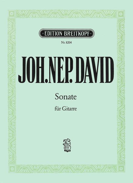 Sonate : For Lute / arranged For Guitar by K. Scheit.