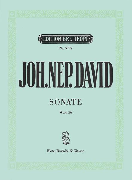 Sonate : For Flute, Viola and Guitar (1940).