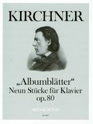 Albumblätter, Op. 80 : Elf Stücke Für Klavier / edited by Harry Joelson.