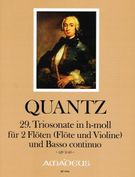 29. Triosonate In H-Moll, QV 2:43 : Für Zwei Flöten (Flöte, Violine) und Basso Continuo.