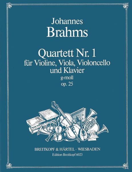 Klavierquartett Nr. 1 G-Moll, Op. 25 : For Violin, Viola, Cello and Piano.