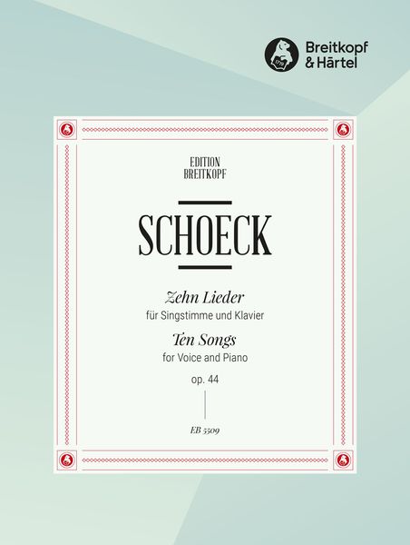 Zehn Lieder, Op. 44 Nach Gedichten Von Hesse : For Medium Voice and Piano.