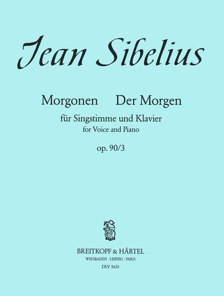 Morgen, Op. 90 No. 3 : For Medium Voice and Piano.