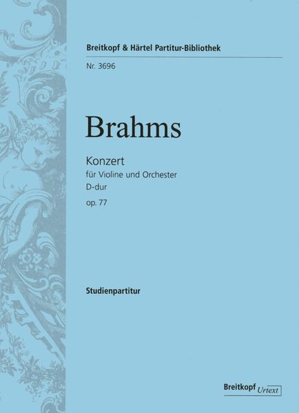 Konzert D-Dur, Op. 77 : For Violin and Orchestra.