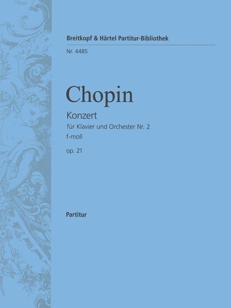 Klavierkonzert Nr. 2 F-Moll, Op. 21 : For Piano and Orchestra.