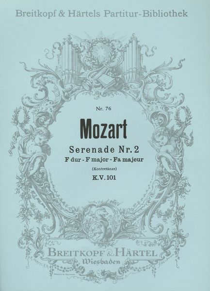 Kontretänze F-Dur, K. 101 : For Orchestra.