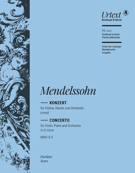 Konzert D-Moll : For Violin, Piano and Orchestra / edited by Christoph Hellmundt.