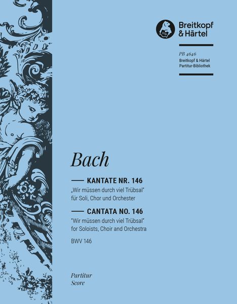 Cantata No. 146 : Wir Müssen Durch Viel Trübsal.