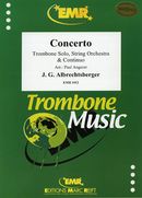 Concerto In B Flat : For Alto Trombone and String Orchestra / edited by Angerer.