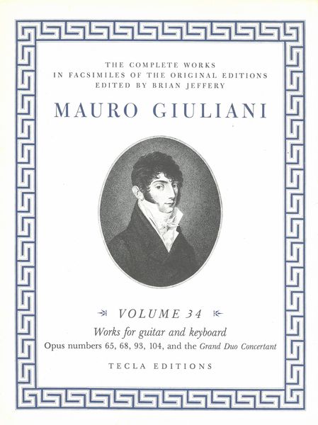 Complete Works, Vol. 34 : Five Works For Guitar and Keyboard.