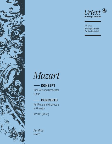 Konzert G Dur, K. 313 (285c) : Für Flöte und Orchester / edited by Henrik Wiese.