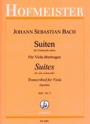 Suiten Für Violoncello / arranged For Viola : Vol. 2.