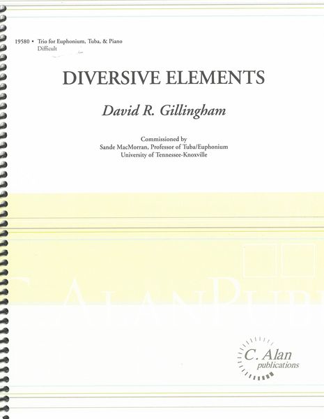 Diversive Elements : For Euphonium, Tuba and Piano.