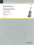 Concerto No. 9, Op. 3 No. 9 : For Violin and Orchestra - Piano reduction.