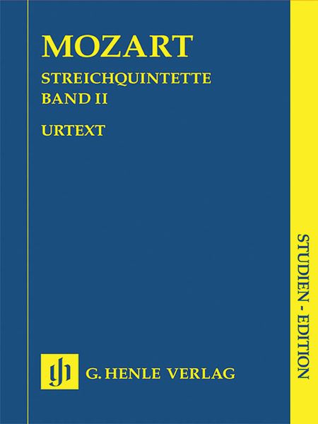 String Quintets, Vol. 2 / edited by Ernst Herttrich and Wolf-Dieter Seiffert.