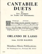 Cantabile Duets : For Two Trumpets (Or Treble Clef Instruments).