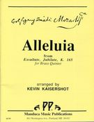 Alleluia : From Exsultate, Jubilate, K. 165 : For Brass Quintet / arranged by Kevin Kaisershot.