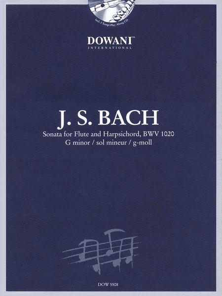 Sonata In G Minor, BWV 1020 : For Flute and Harpsichord.