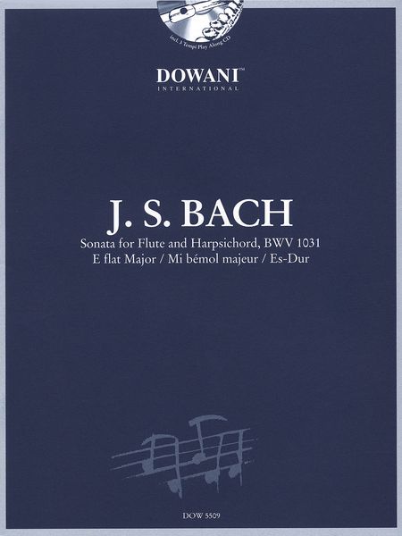 Sonata In E Flat Major, BWV 1031 : For Flute and Harpsichord.
