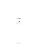 Air : For Cello And Piano.