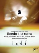 Rondo Alla Turca (Finale, Sonata No. 11, K. 331, Turkish March) : For Saxophone Quartet (SATB).