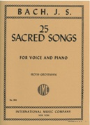 25 Sacred Songs [G/E] : For Voice and Piano / English Translation by Herbert Grossman.