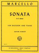 Sonata In E Minor : For Bassoon and Piano / edited by Sharrow.