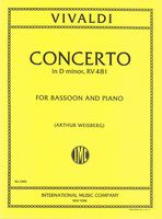 Concerto In D Minor, RV 481 : For Bassoon and Piano.