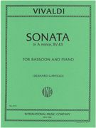 Sonata No. 3 In A Minor, RV 43 : For Bassoon and Piano (Garfield).