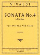 Sonata No. 4 In Bb Major, RV 45 : For Bassoon and Piano (Sharrow).