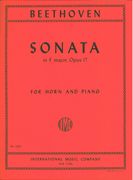 Sonata In F Major, Op. 17 : For Horn and Piano.