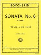 Sonata No. 6 In A Major : For Viola and Piano (Katims).