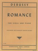 Romance : For Viola and Piano (Katims).