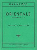 Orientale (Spanish Dance No. 2) : For Viola and Piano (Katims).