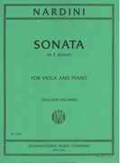 Sonata In F Minor : For Viola and Piano / Ed. by L. A. Zellner & Joseph Vieland.