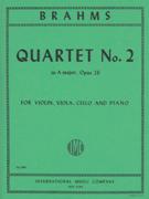 Quartet No. 2 In A Major, Op. 26 : For Violin, Viola, Violoncello and Piano.