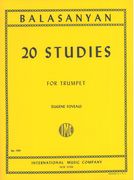 20 Studies : For Trumpet Solo / Ed. by Eugene Foveau.