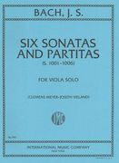 Six Violin Sonatas and Partitas, S. 1001-1006 : arranged For Viola Solo.