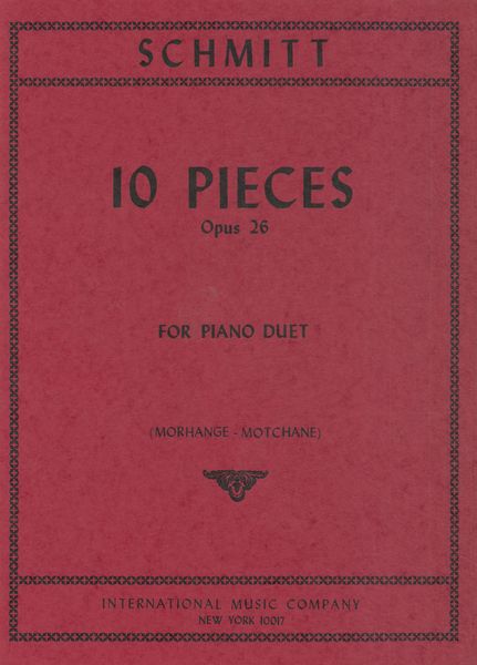 Ten Pieces, Op. 26 : For Piano Duet.