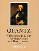 7. Triosonate In G-Dur : Für Flöte, Violine und Basso Continuo, QV 2:29 / Ed. Horst Augsbach.