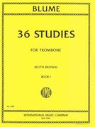 Thirty Six Studies, Vol. I : For Trombone Solo.