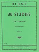 Thirty Six Studies, Vol. III : For Trombone Solo.