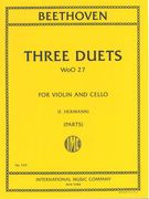 Three Duets : For Violin and Violoncello (Hermann-Pagels).