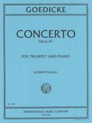 Concerto, Op. 41 : For Trumpet and Piano / Ed. by Robert Nagel.