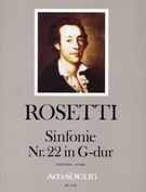 Sinfonie Nr. 22 In G Dur, Rwv A39 / Edited By Helmut Scheck.