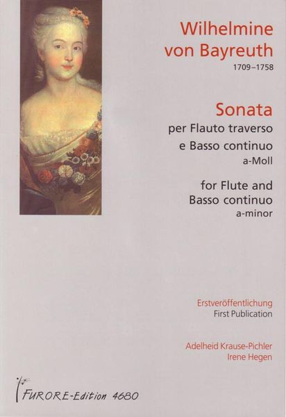 Sonata In A Minor : For Flute And Basso Continuo / Edited By Adelheid Krause-Pichler & Irene Hegen.