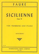 Sicilienne, Op. 78 : For Trombone and Piano (Brown).